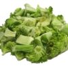 A pile of broccoli sitting on top of a table.