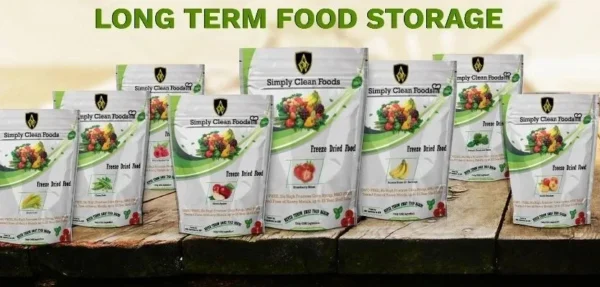 Picture of SFC banner showing long term food storage